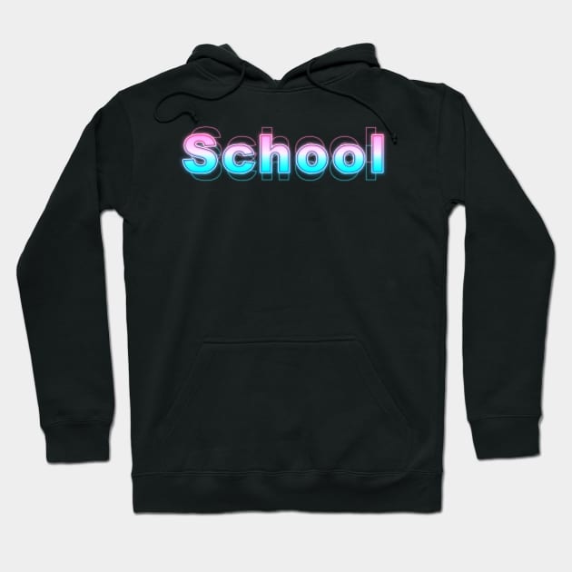 School Hoodie by Sanzida Design